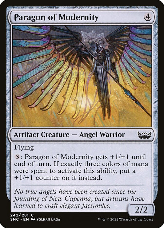 MTG Card Title: Paragon of Modernity SNC/242