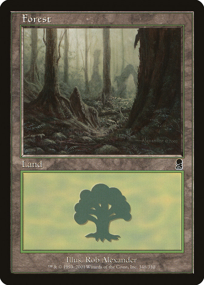MTG Card Title: Forest ODY/348
