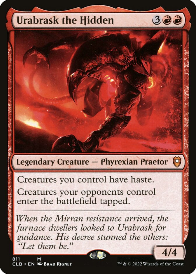 MTG Card Title: Urabrask the Hidden CLB/811
