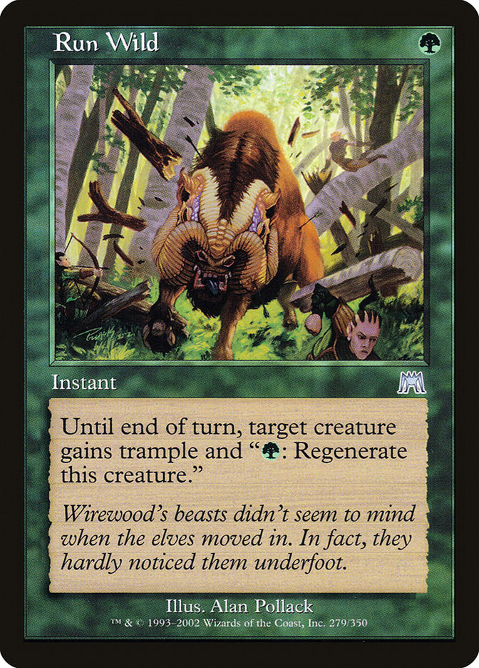 MTG Card Title: Run Wild ONS/279