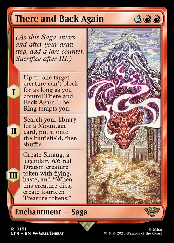 MTG Card Title: There and Back Again LTR/151