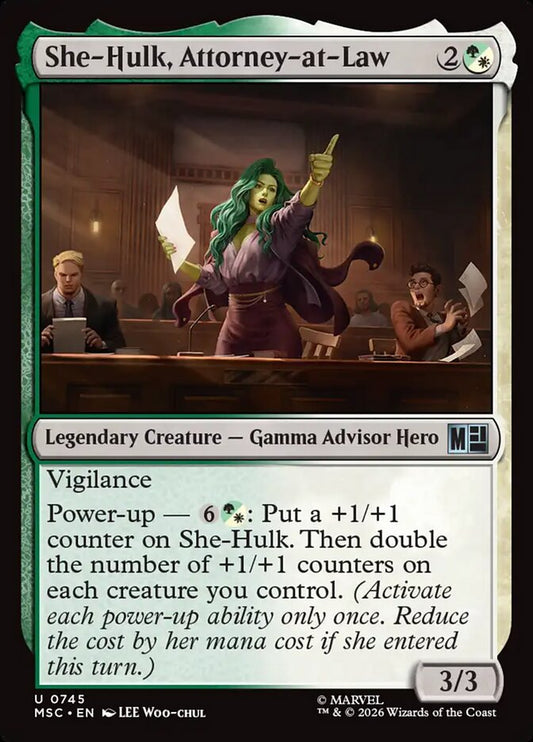 MTG Card Title: She-Hulk, Attorney-at-Law MSC/745