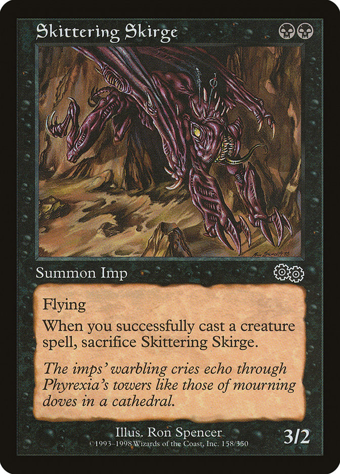 MTG Card Title: Skittering Skirge USG/158