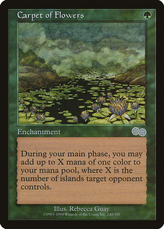 MTG Card Title: Carpet of Flowers USG/240