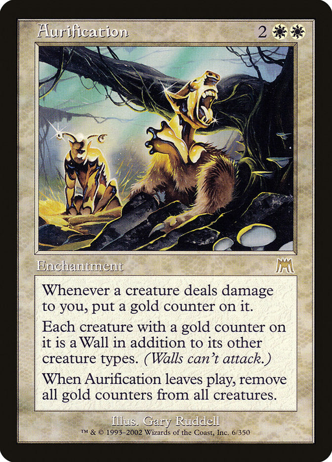 MTG Card Title: Aurification ONS/6