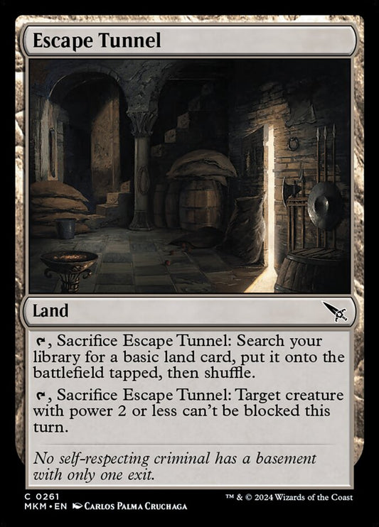 MTG Card Title: Escape Tunnel MKM/261