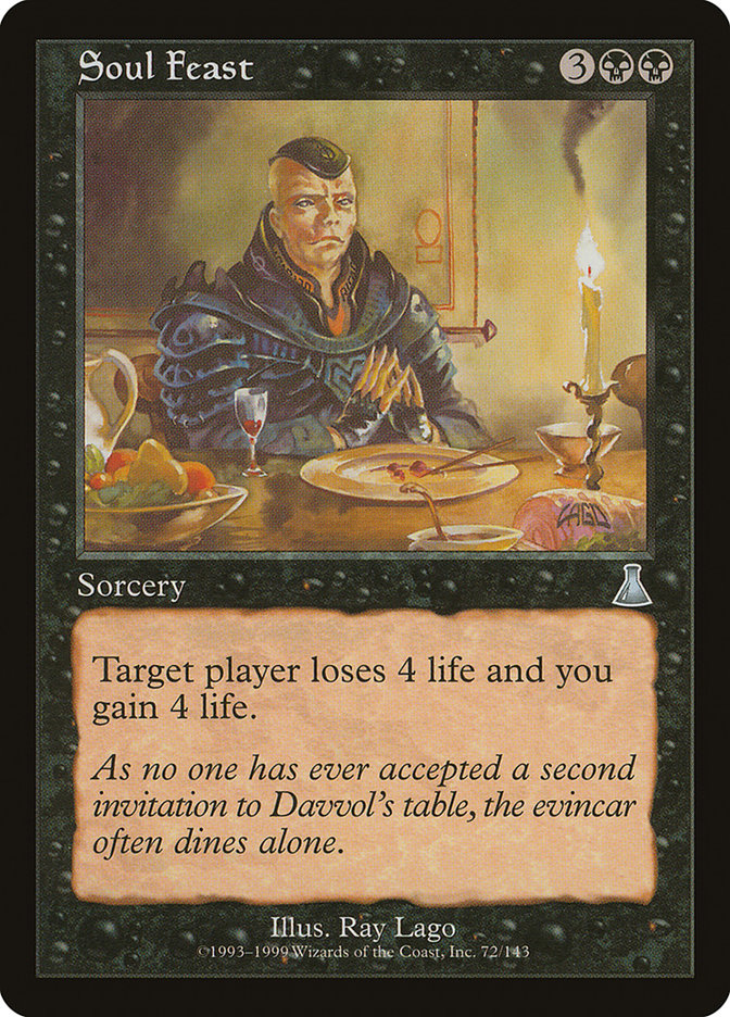 MTG Card Title: Soul Feast UDS/72