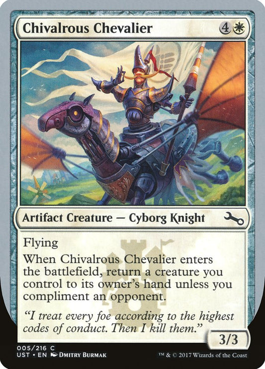 MTG Card Title: Chivalrous Chevalier UST/5