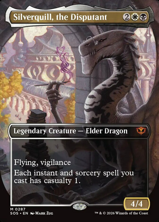 MTG Card Title: Silverquill, the Disputant SOS/287