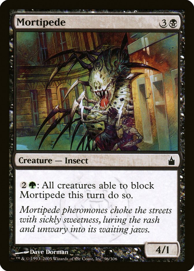 MTG Card Title: Mortipede RAV/96