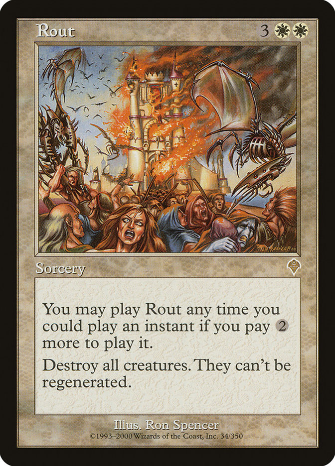 MTG Card Title: Rout INV/34