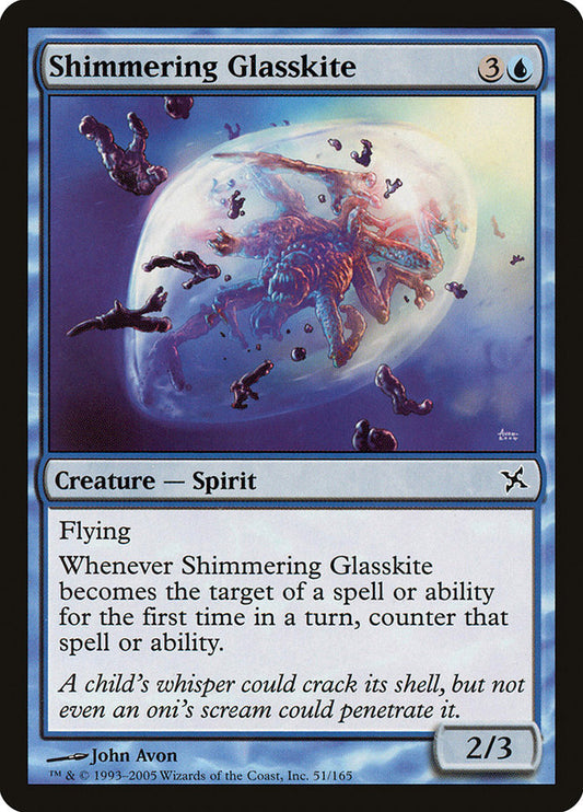 MTG Card Title: Shimmering Glasskite BOK/51