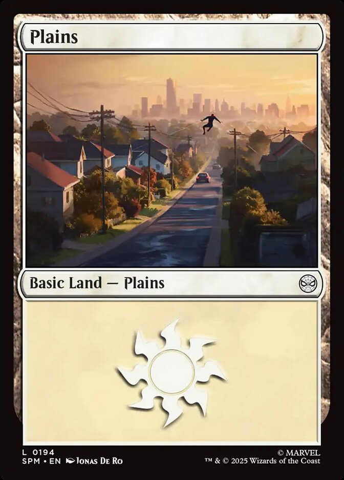 MTG Card Title: Plains SPM/194