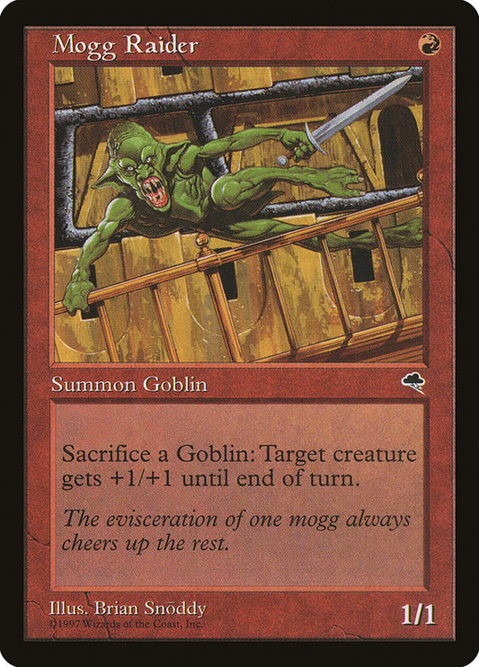 MTG Card Title: Mogg Raider TMP/191