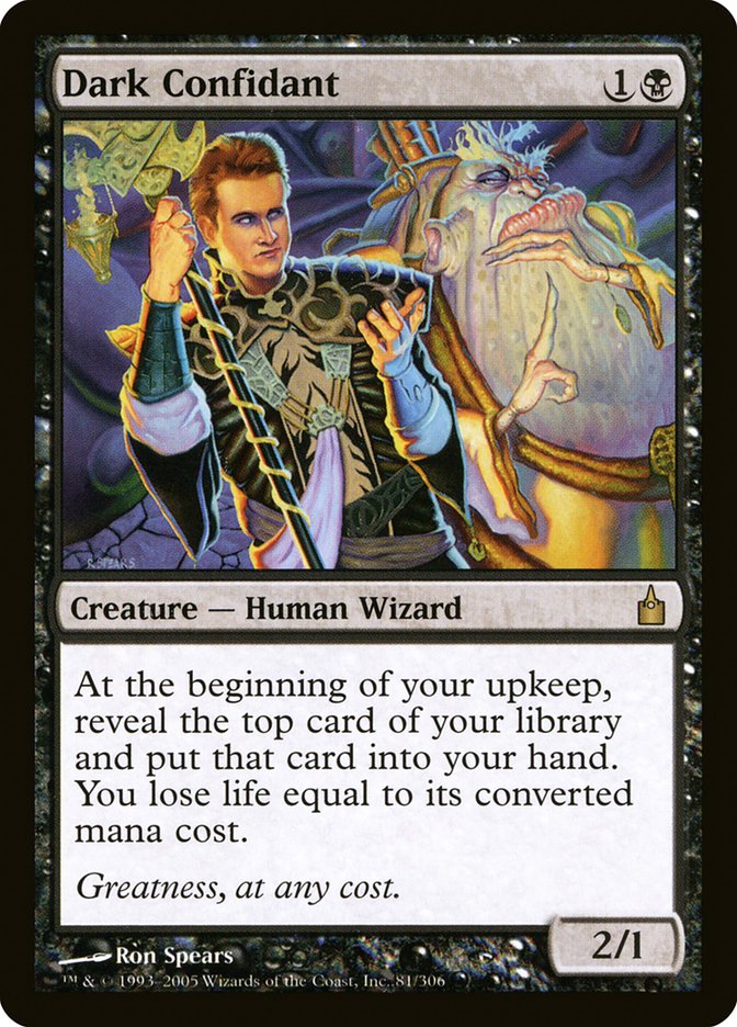 MTG Card Title: Dark Confidant RAV/81