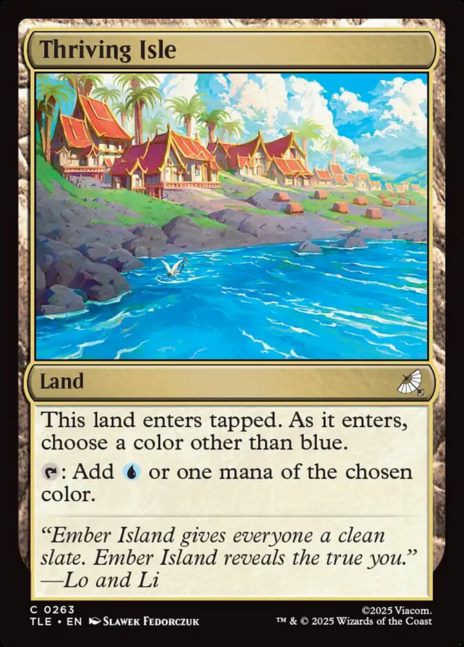 MTG Card Title: Thriving Isle TLE/263