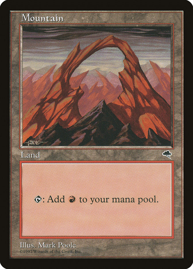 MTG Card Title: Mountain TMP/345