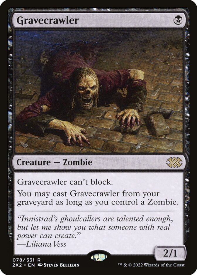 MTG Card Title: Gravecrawler 2X2/78