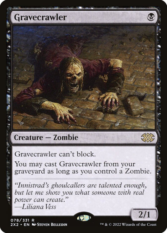 MTG Card Title: Gravecrawler 2X2/78