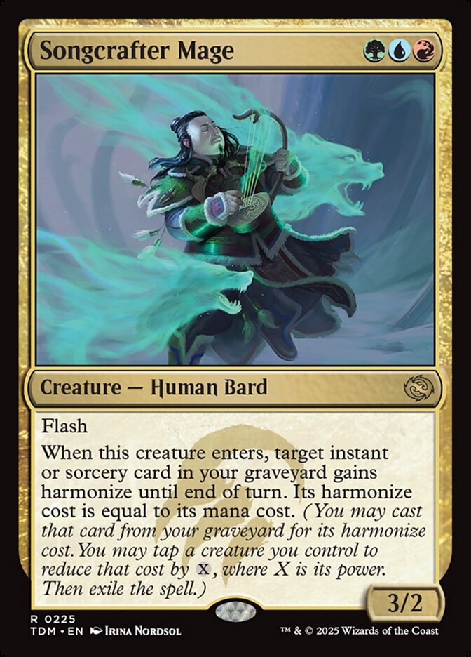 MTG Card Title: Songcrafter Mage TDM/225