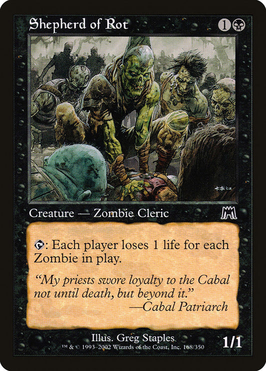 MTG Card Title: Shepherd of Rot ONS/168