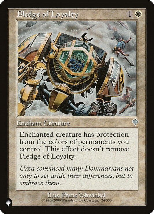 MTG Card Title: Pledge of Loyalty PLST/INV-24