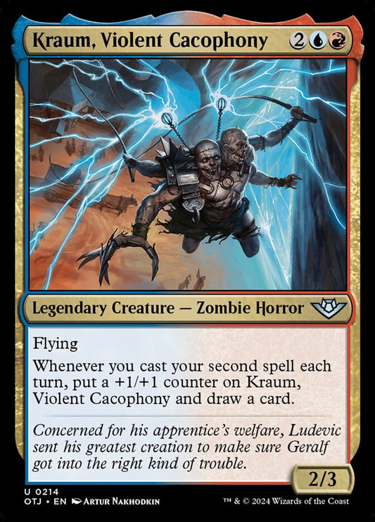 MTG Card Title: Kraum, Violent Cacophony OTJ/214