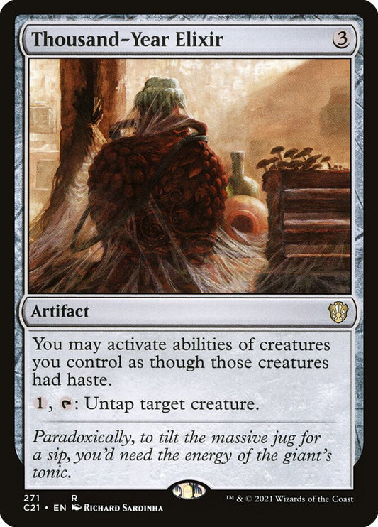 MTG Card Title: Thousand-Year Elixir C21/271