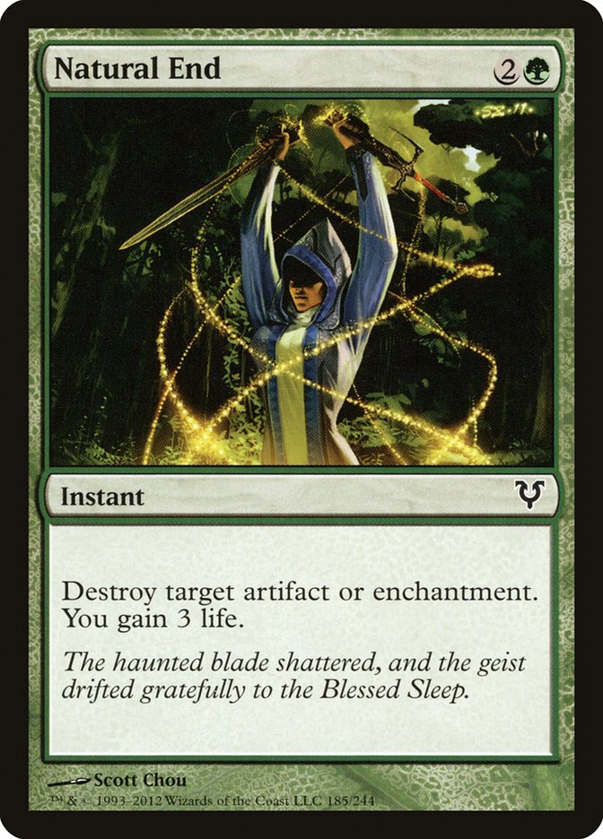 MTG Card Title: Natural End AVR/185