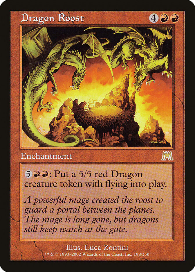 MTG Card Title: Dragon Roost ONS/198