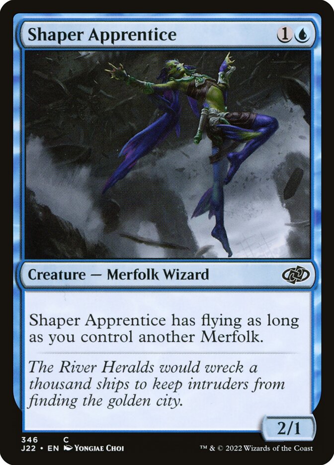 MTG Card Title: Shaper Apprentice J22/346