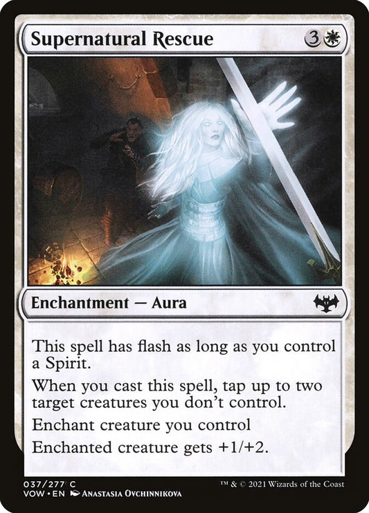 MTG Card Title: Supernatural Rescue VOW/37