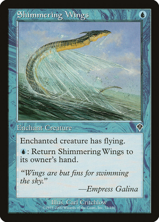 MTG Card Title: Shimmering Wings INV/72