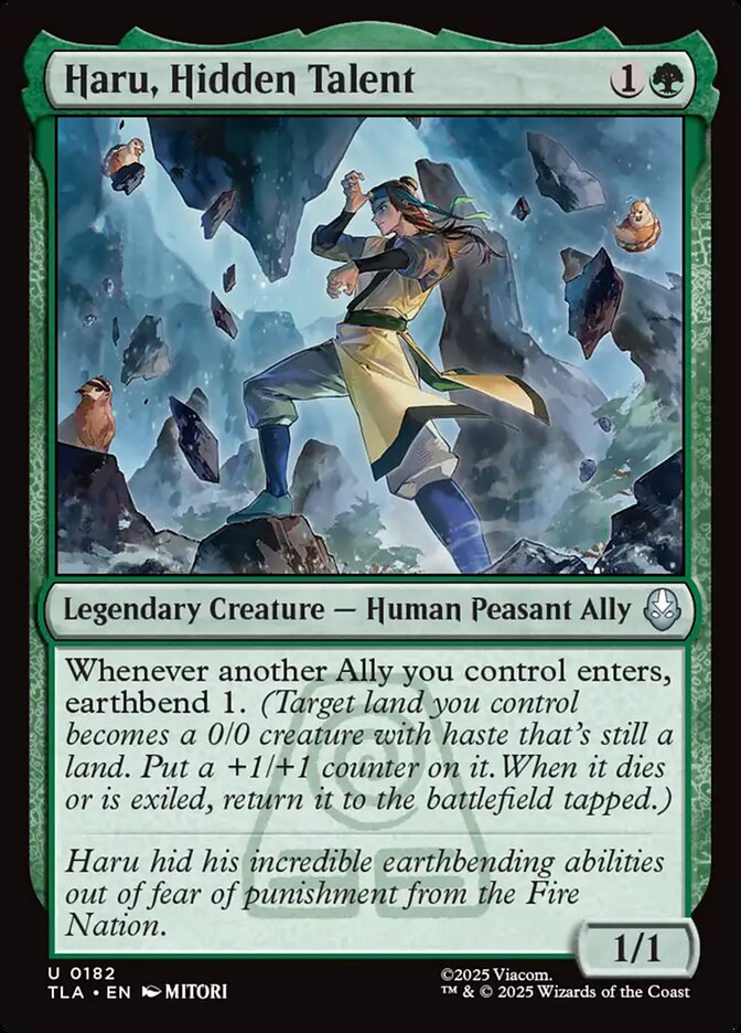 MTG Card Title: Haru, Hidden Talent TLA/182