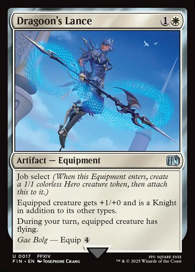 MTG Card Title: Dragoon's Lance FIN/17