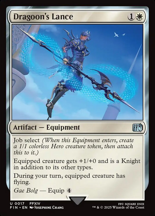 MTG Card Title: Dragoon's Lance FIN/17
