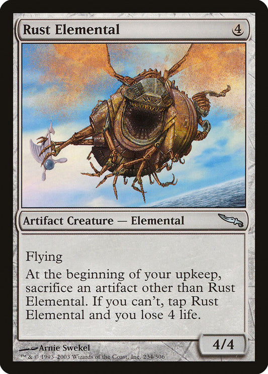 MTG Card Title: Rust Elemental MRD/234