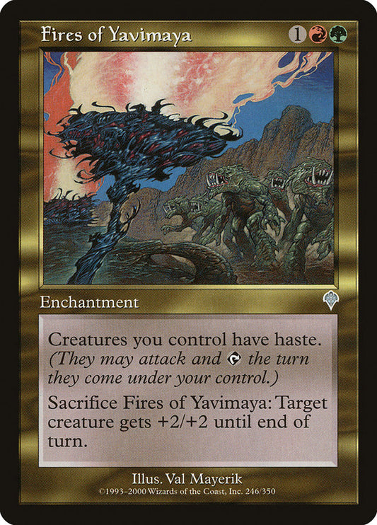 MTG Card Title: Fires of Yavimaya INV/246