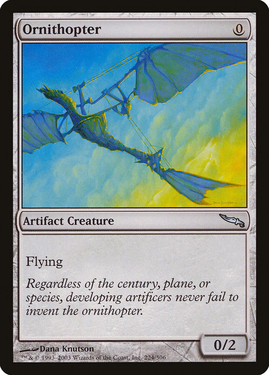 MTG Card Title: Ornithopter MRD/224