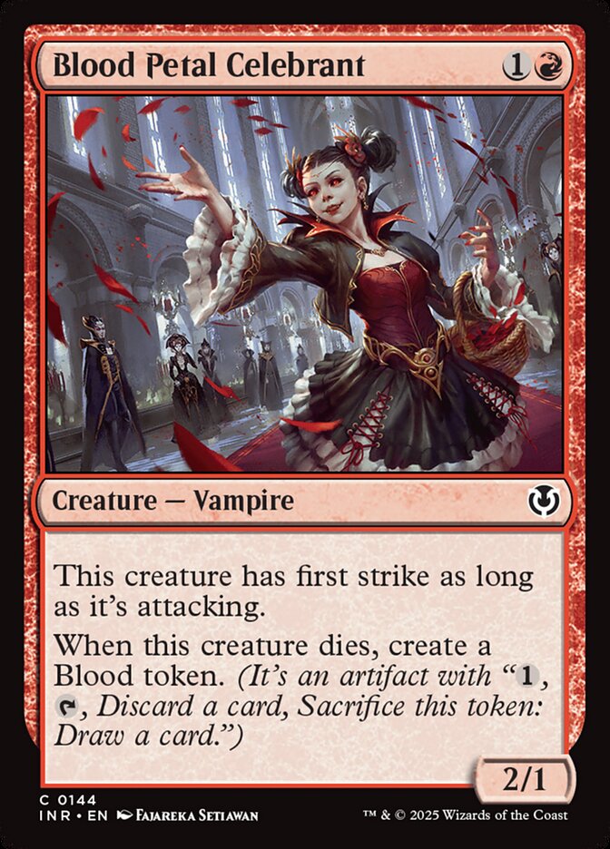 MTG Card Title: Blood Petal Celebrant INR/144