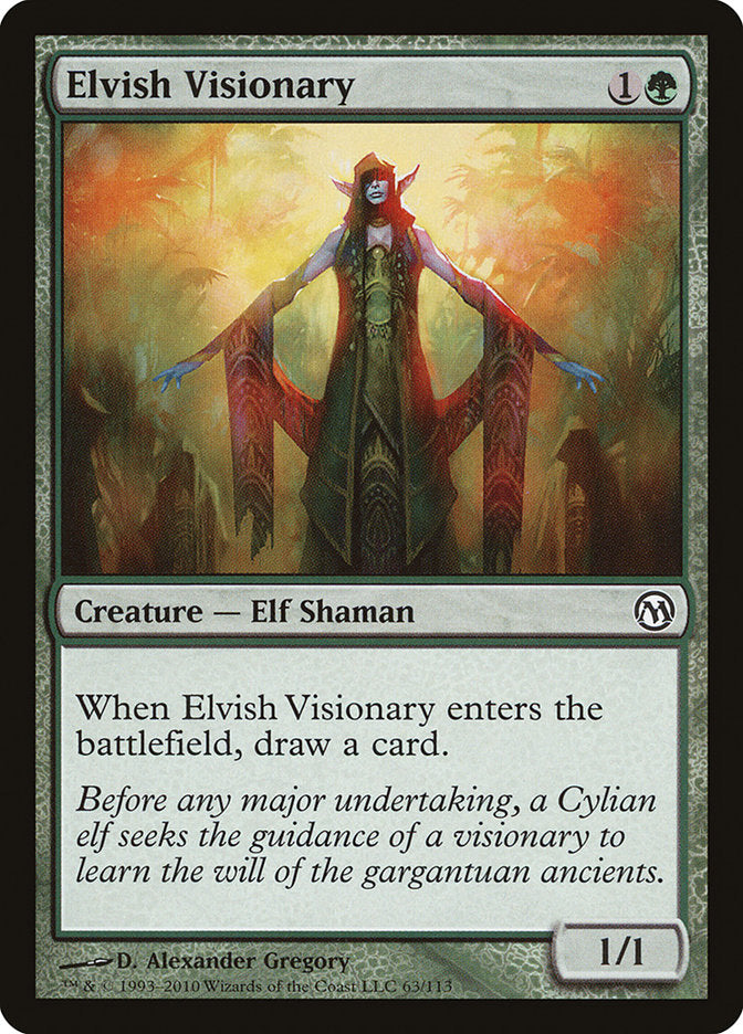 MTG Card Title: Elvish Visionary DPA/63