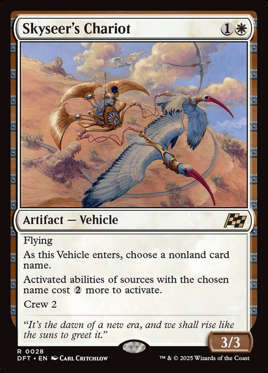 MTG Card Title: Skyseer's Chariot DFT/28