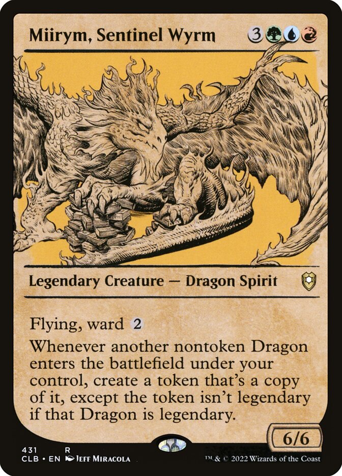 MTG Card Title: Miirym, Sentinel Wyrm CLB/431
