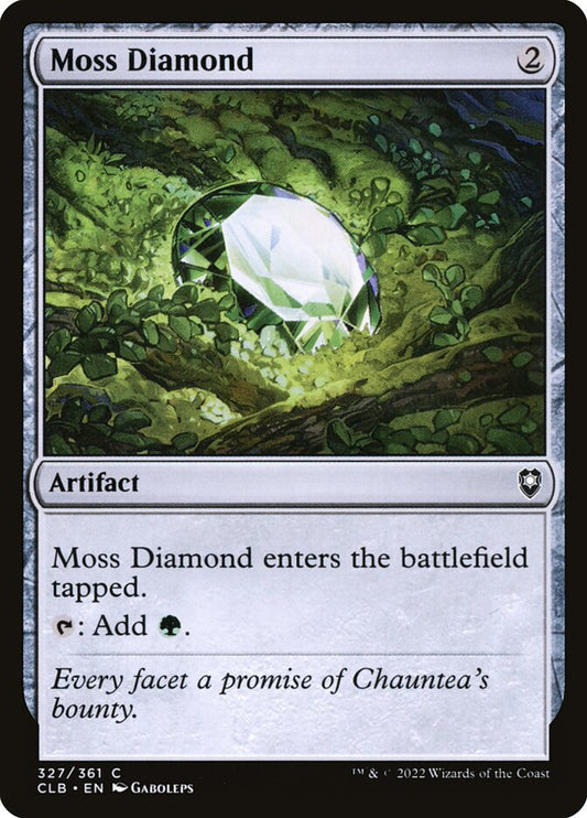 MTG Card Title: Moss Diamond CLB/327