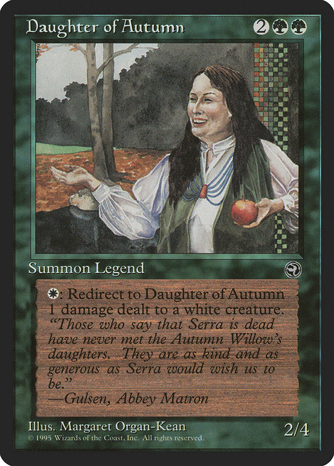 MTG Card Title: Daughter of Autumn HML/85