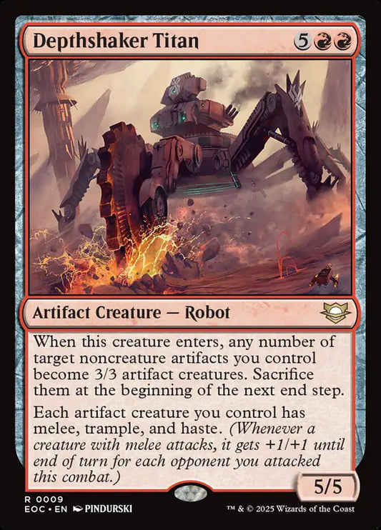 MTG Card Title: Depthshaker Titan EOC/9