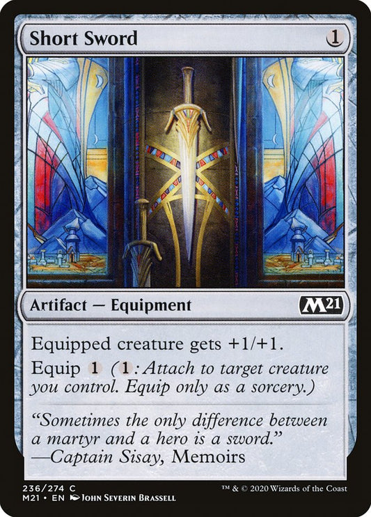MTG Card Title: Short Sword M21/236