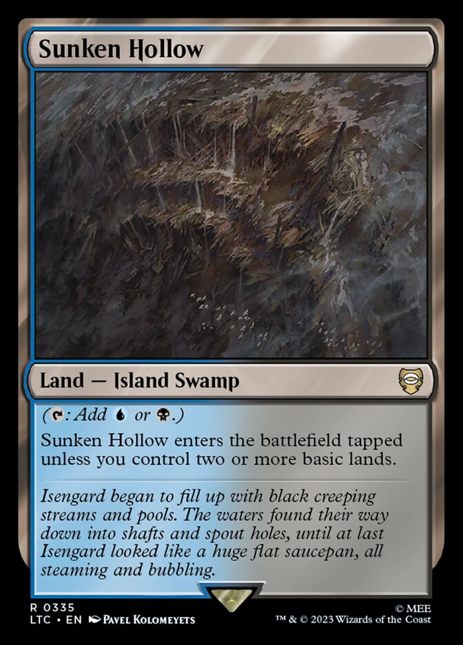 MTG Card Title: Sunken Hollow LTC/335