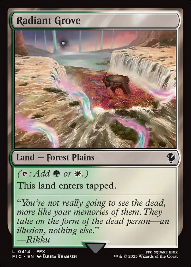 MTG Card Title: Radiant Grove FIC/414