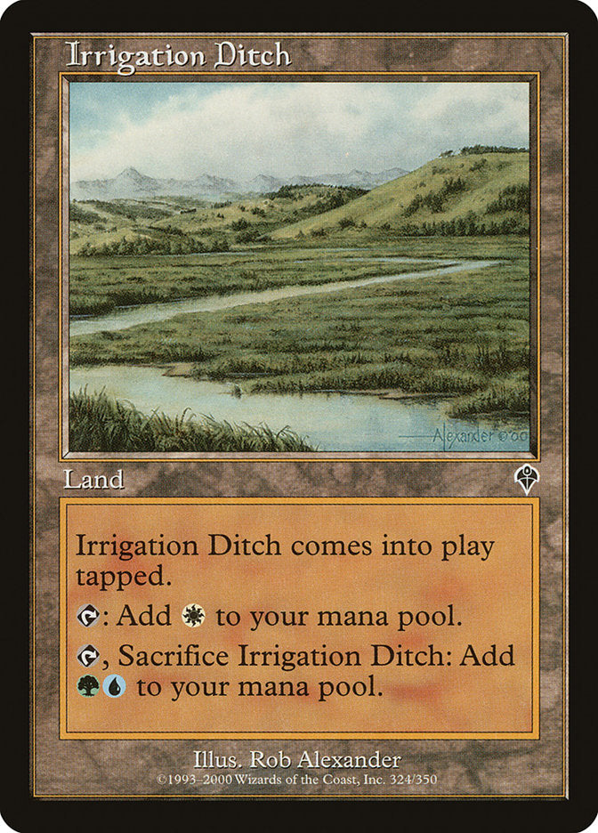 MTG Card Title: Irrigation Ditch INV/324